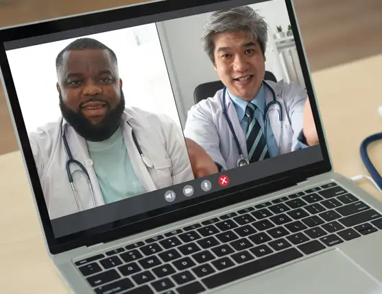 ROILS Safety Notice Men on computer